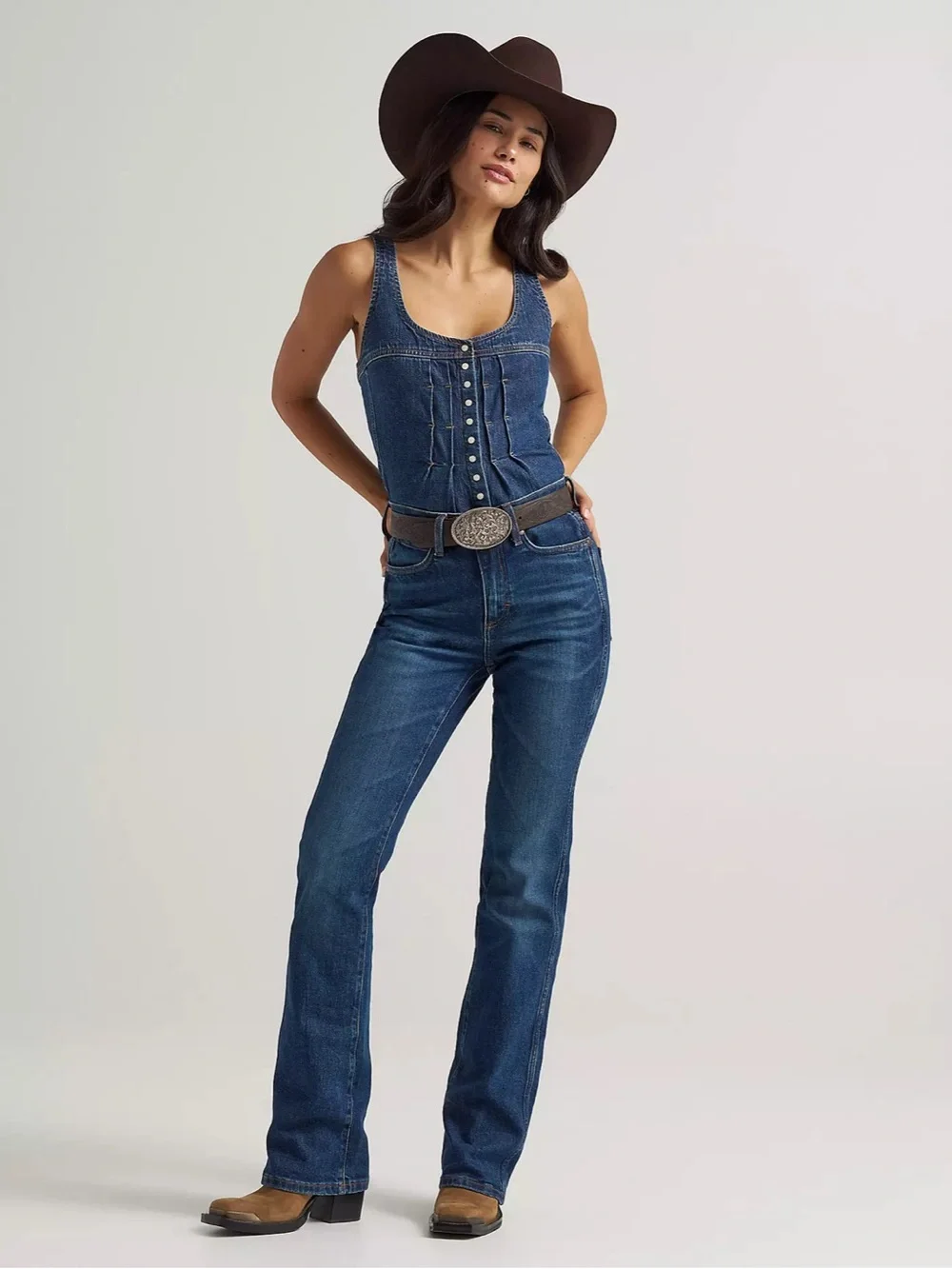 WORN ONCE Wrangler Retro Bailey High Rise Boot Cut Jeans size 26 x 32 - Picture 6 of 16